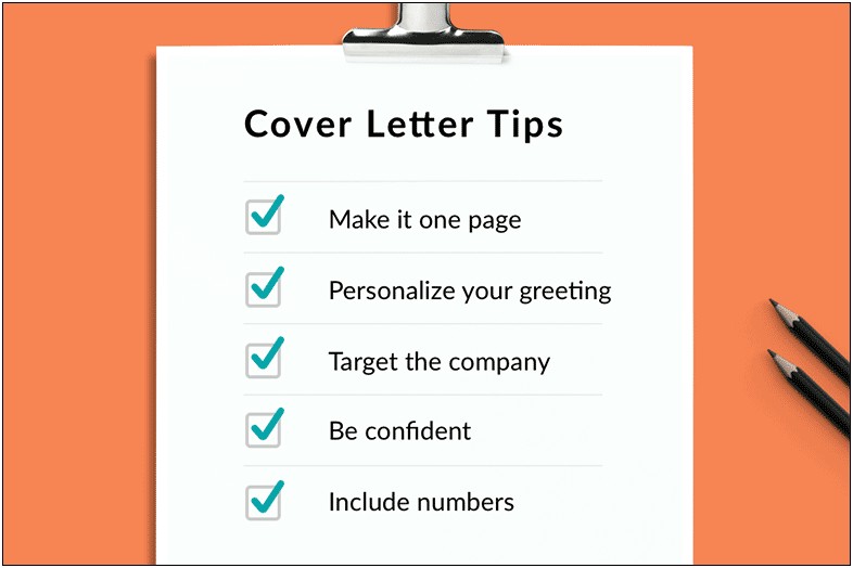 Resume And Cover Letter Tips And Tricks