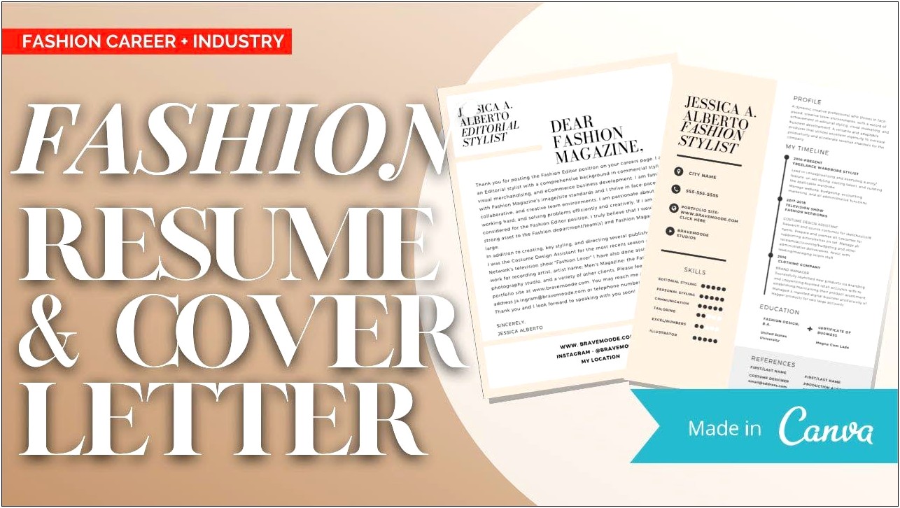 Resume And Cover Letter Tips For Fashion Industry