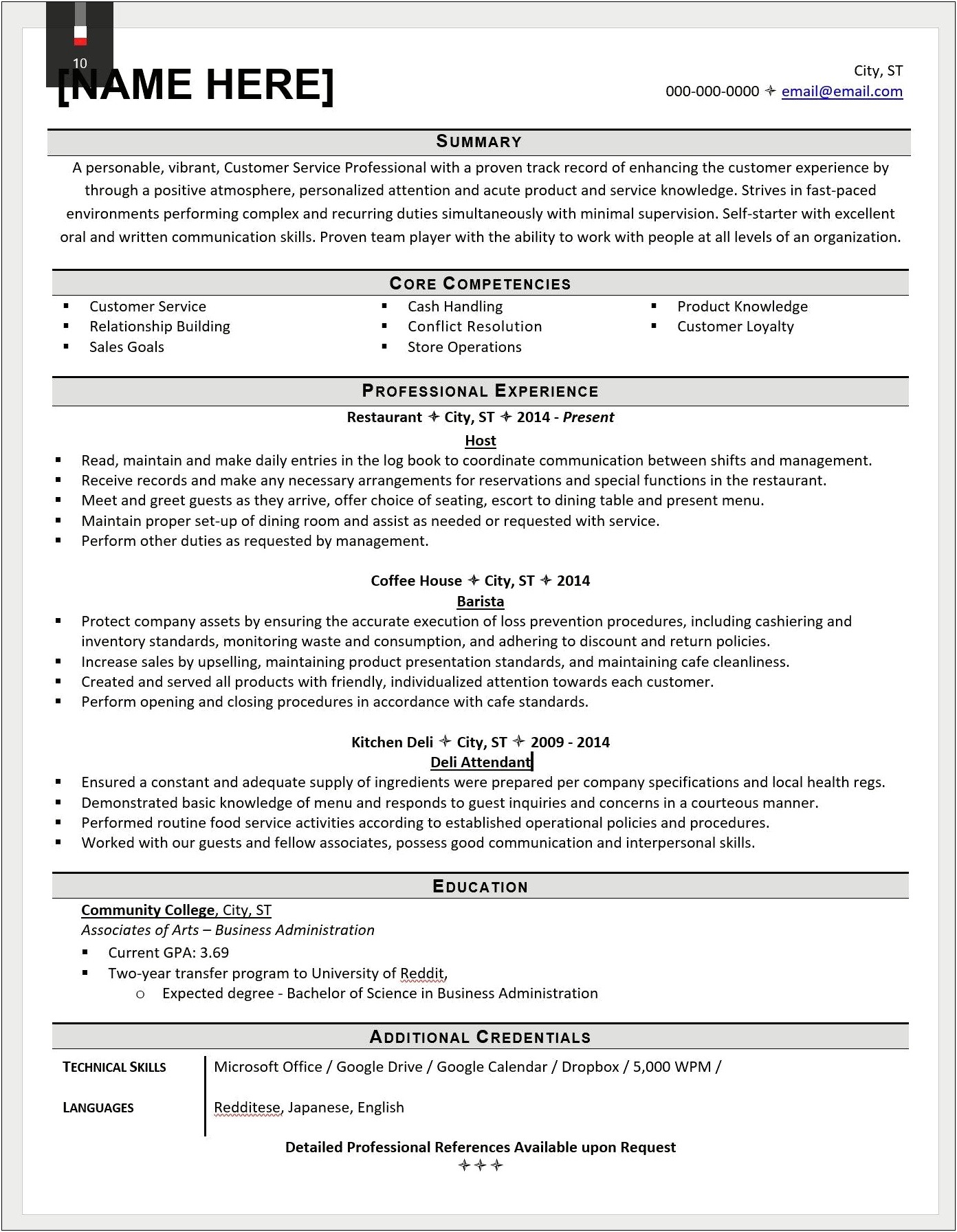 Resume Bank Teller Job Description