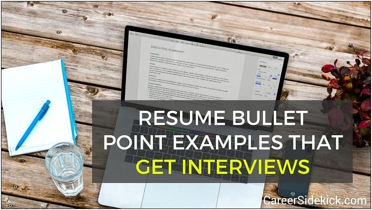 Resume Bullet Points For Inv Manager