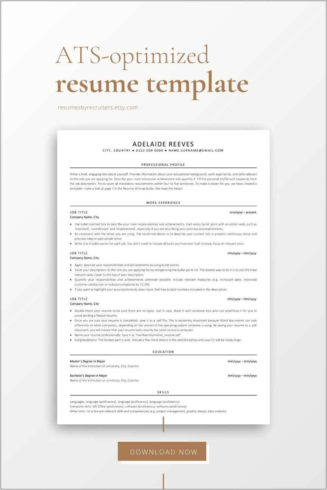 Resume Computer Skills Ms Office