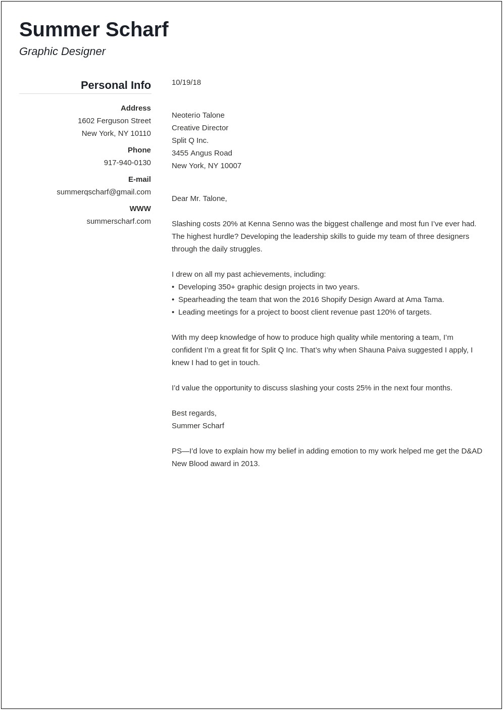 Resume Cover Letter Introductory Paragraph Examples