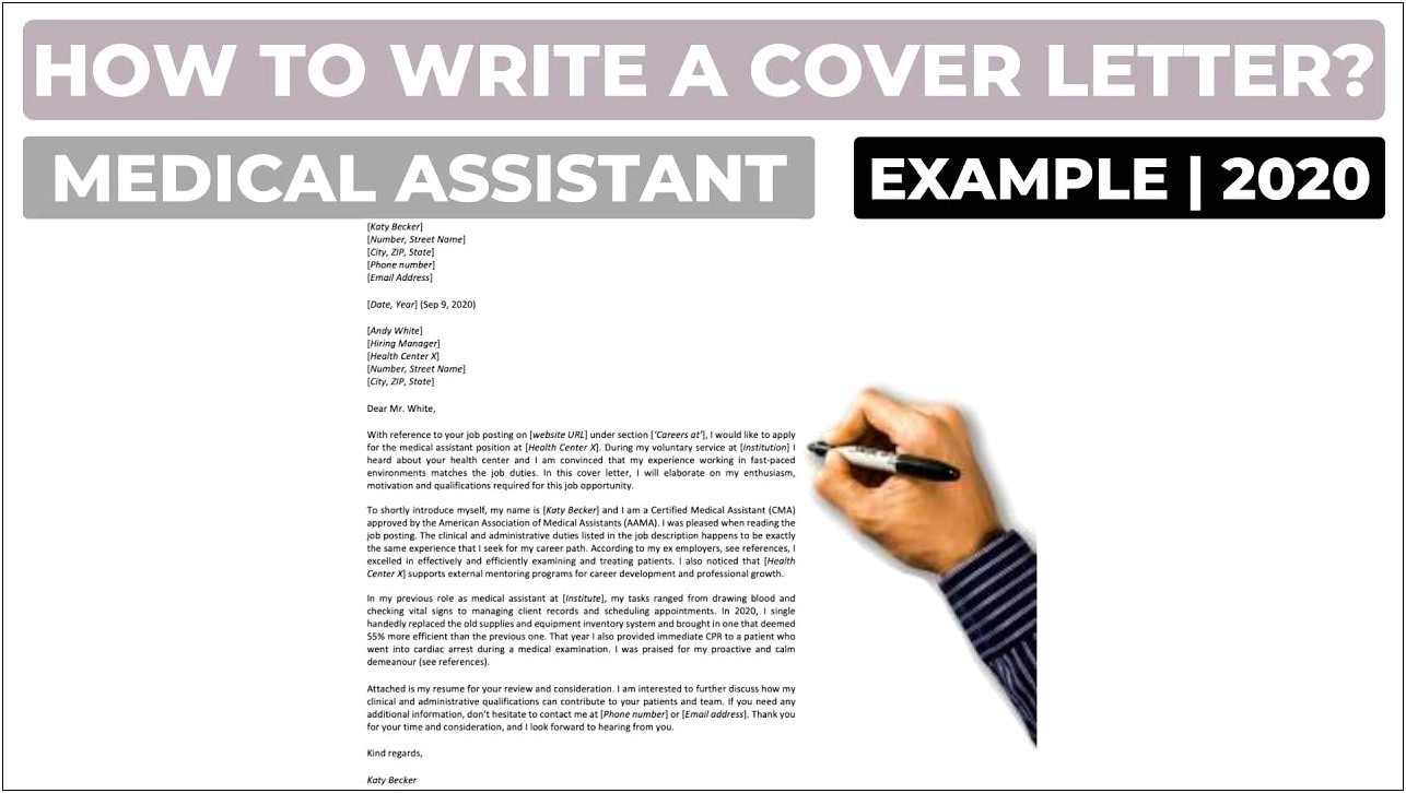 Resume Cover Letter Samples For Medical Receptionist
