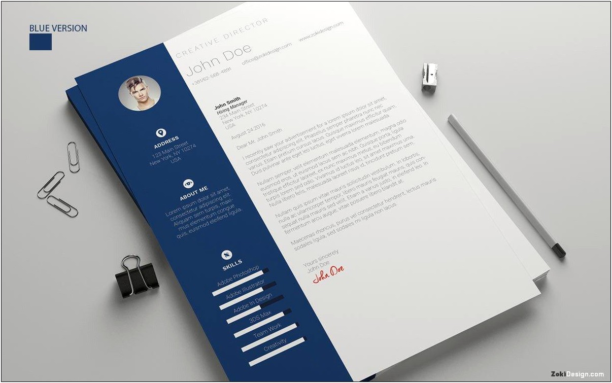 Resume Cover Letter Template Free Download