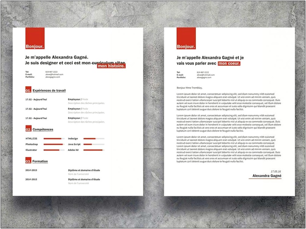 Resume Cover Letter Template Word Document
