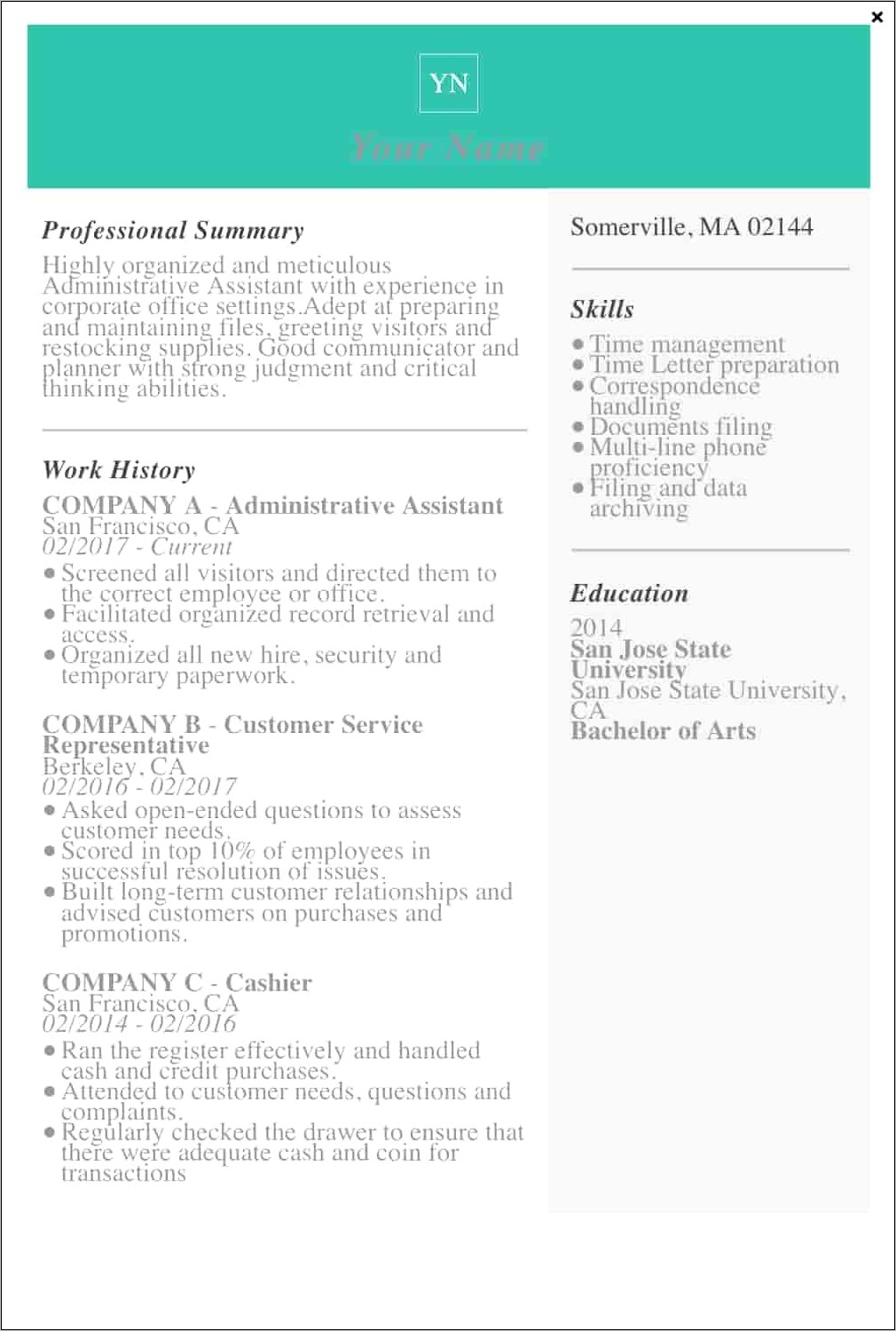Resume Design Jobs In California