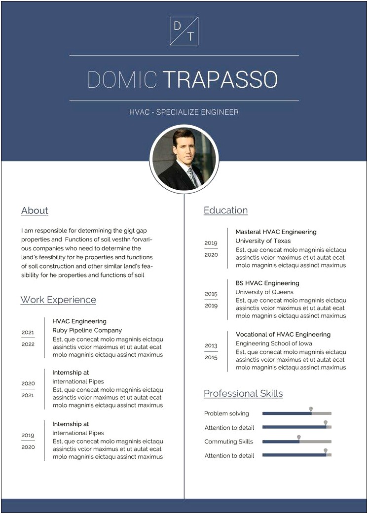 Resume Design Templates Psd Free Download