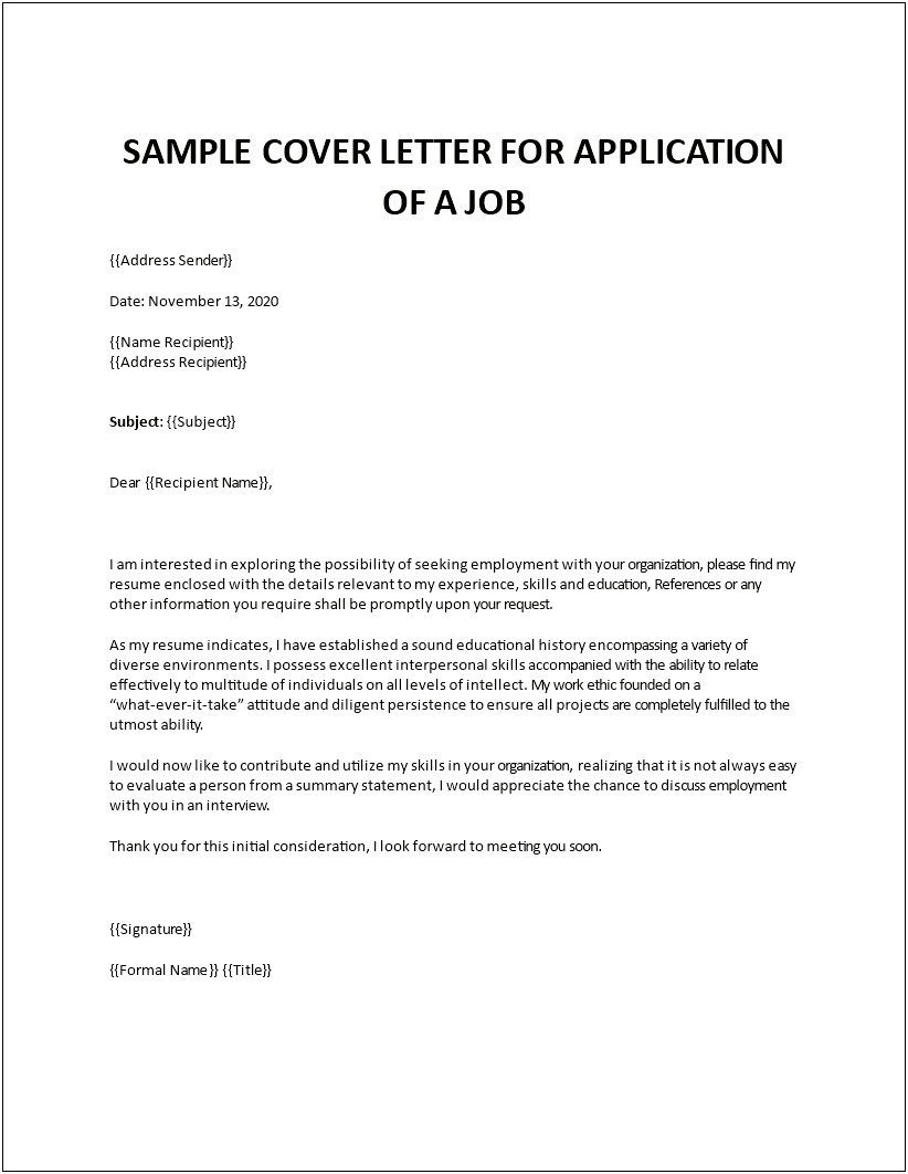 Resume Enclosed Cover Letter Examples