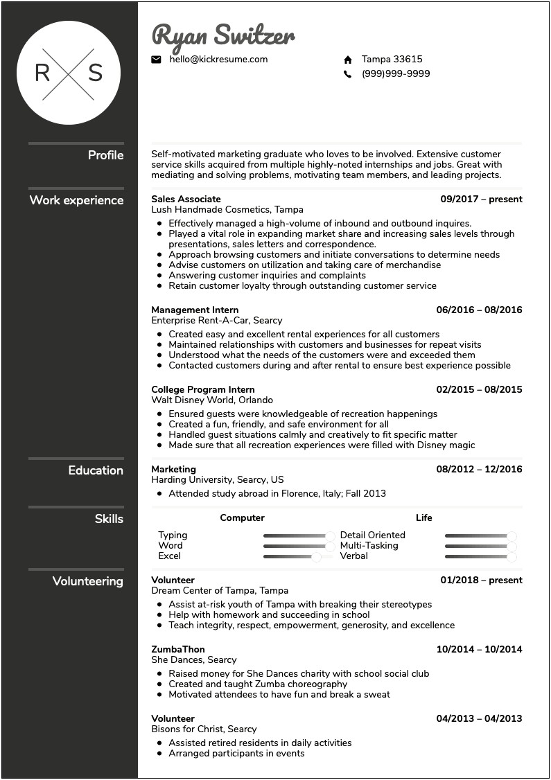 Resume Example For Sales Assistant For Magazine Company
