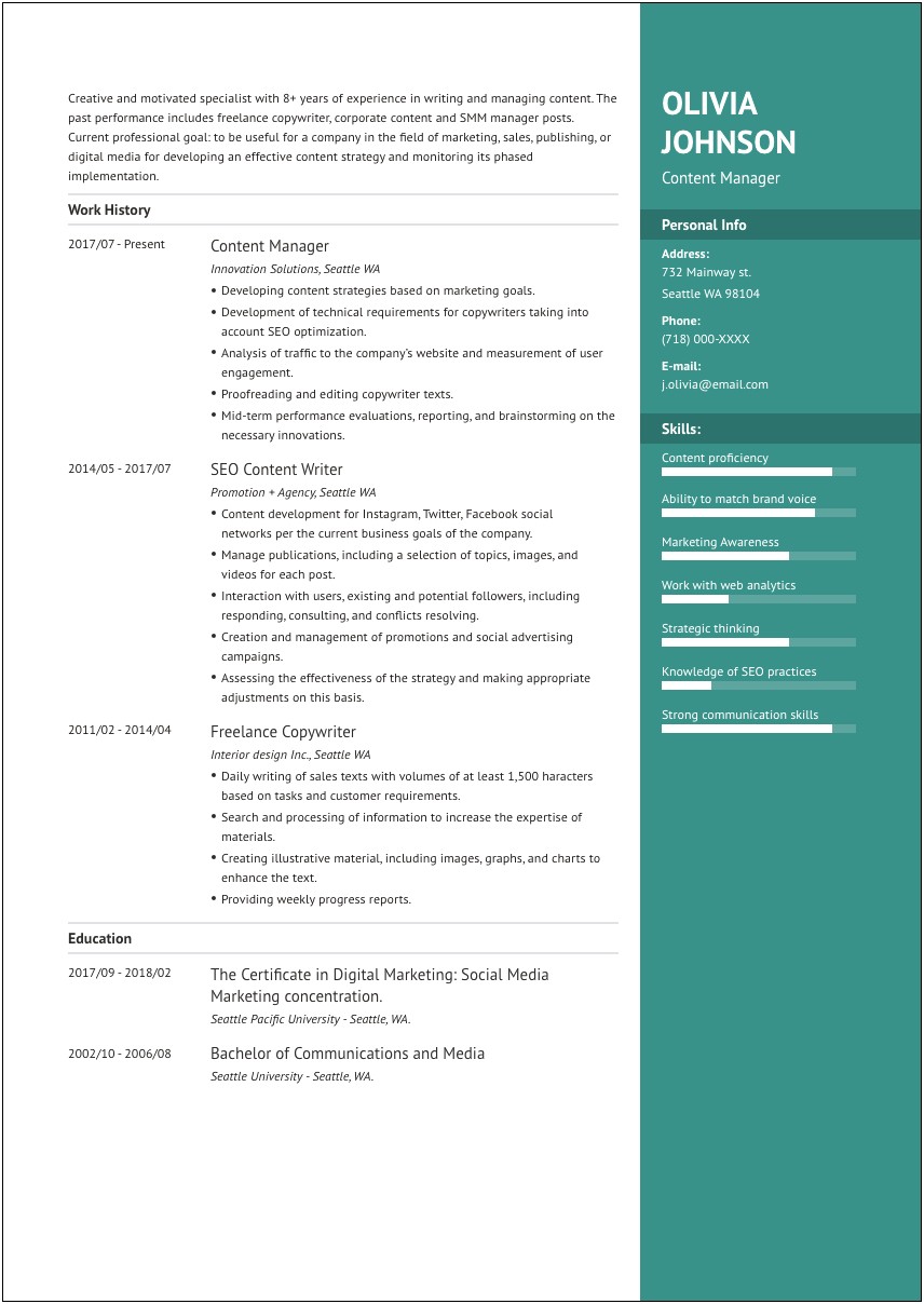 Resume Example Real Estate Assistant