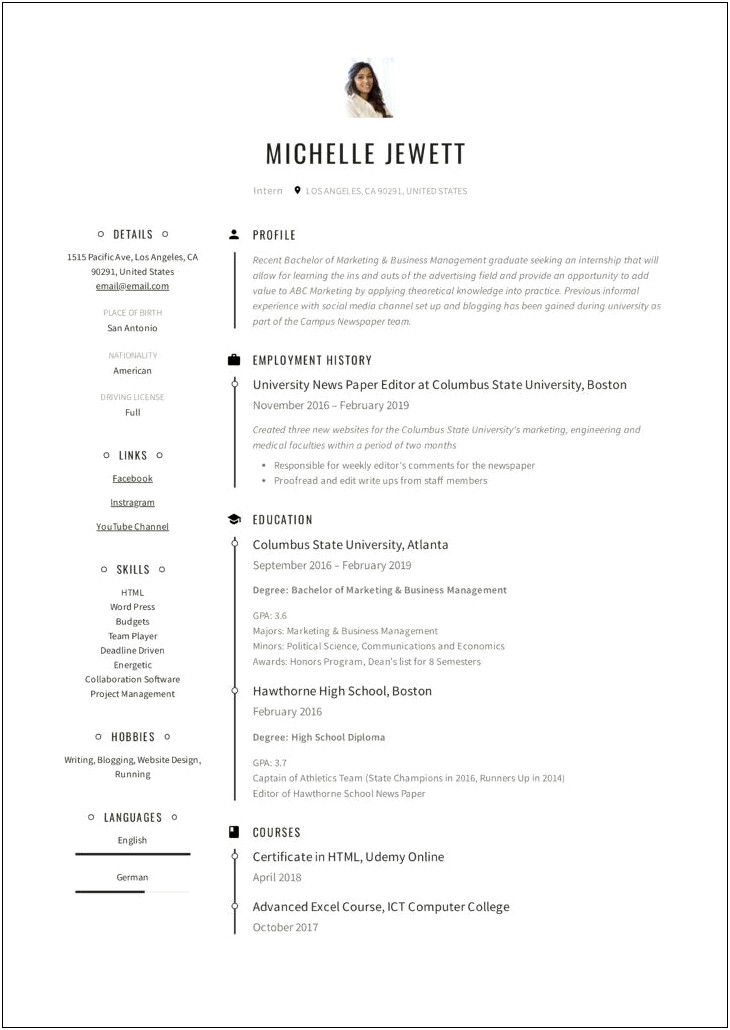Resume Example Willing To Travel