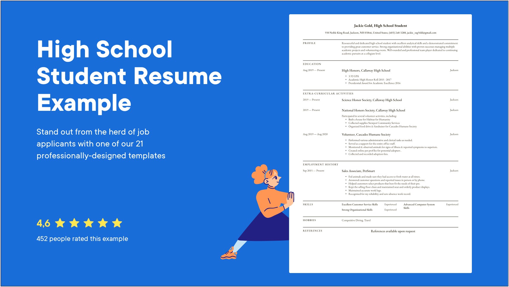 Resume Examples 2019 High School Student