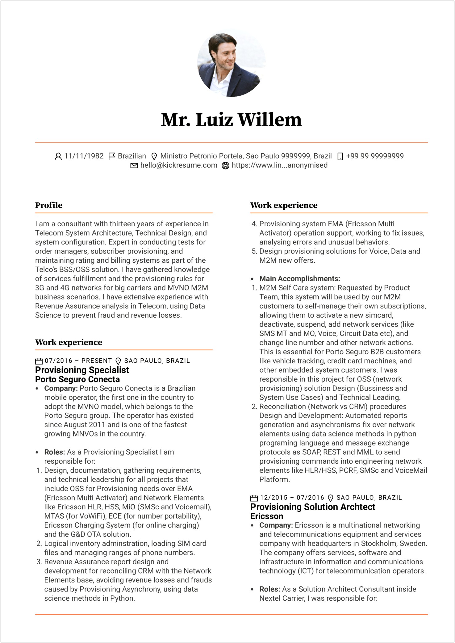 Resume Examples For An Icc Certified Professional