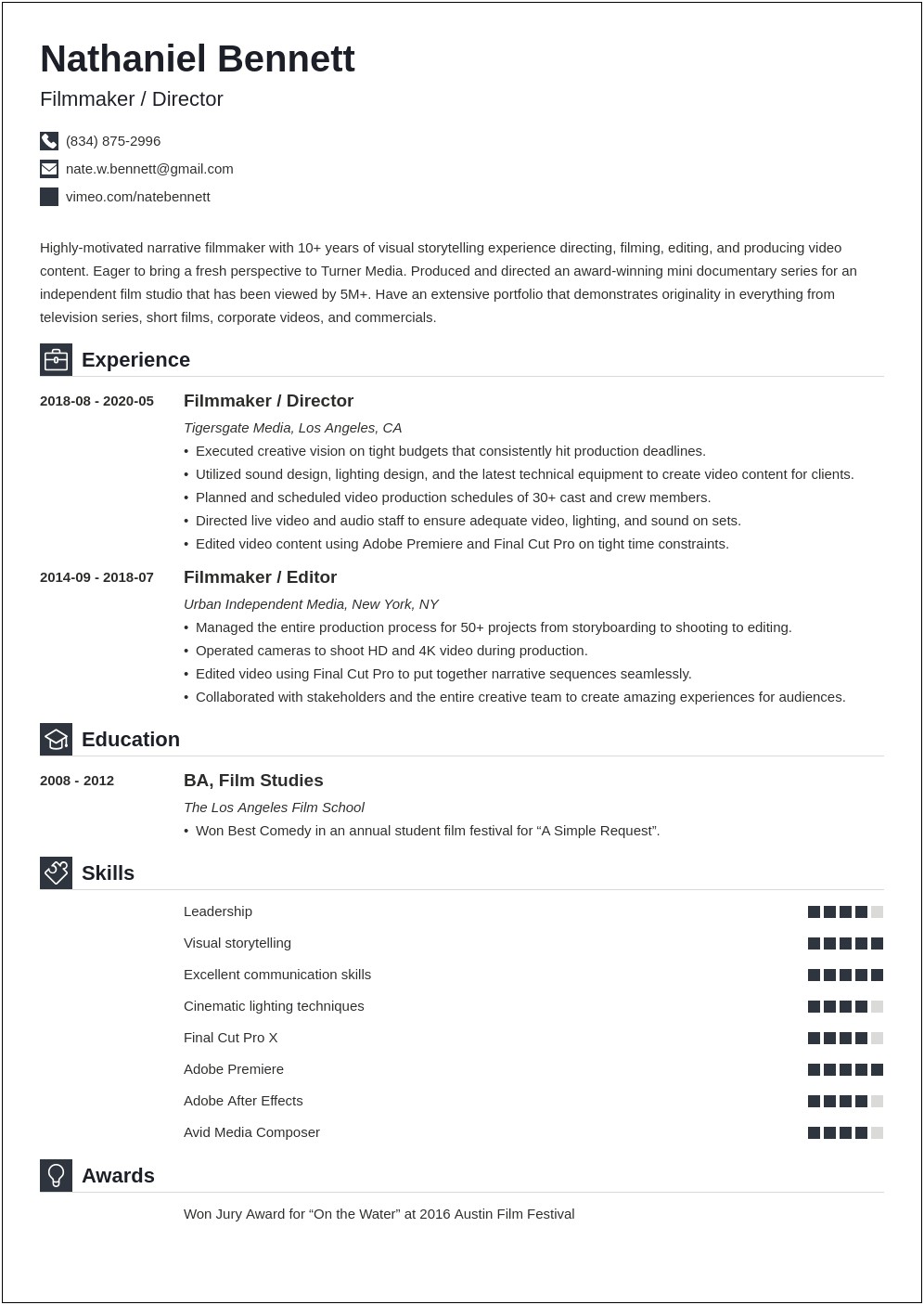 Resume Examples For Assistant Manager Movie Theatre