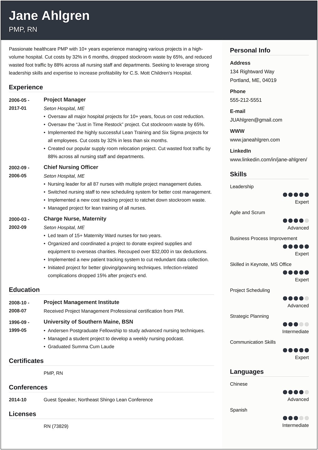 Resume Examples For Lots Of Jobs