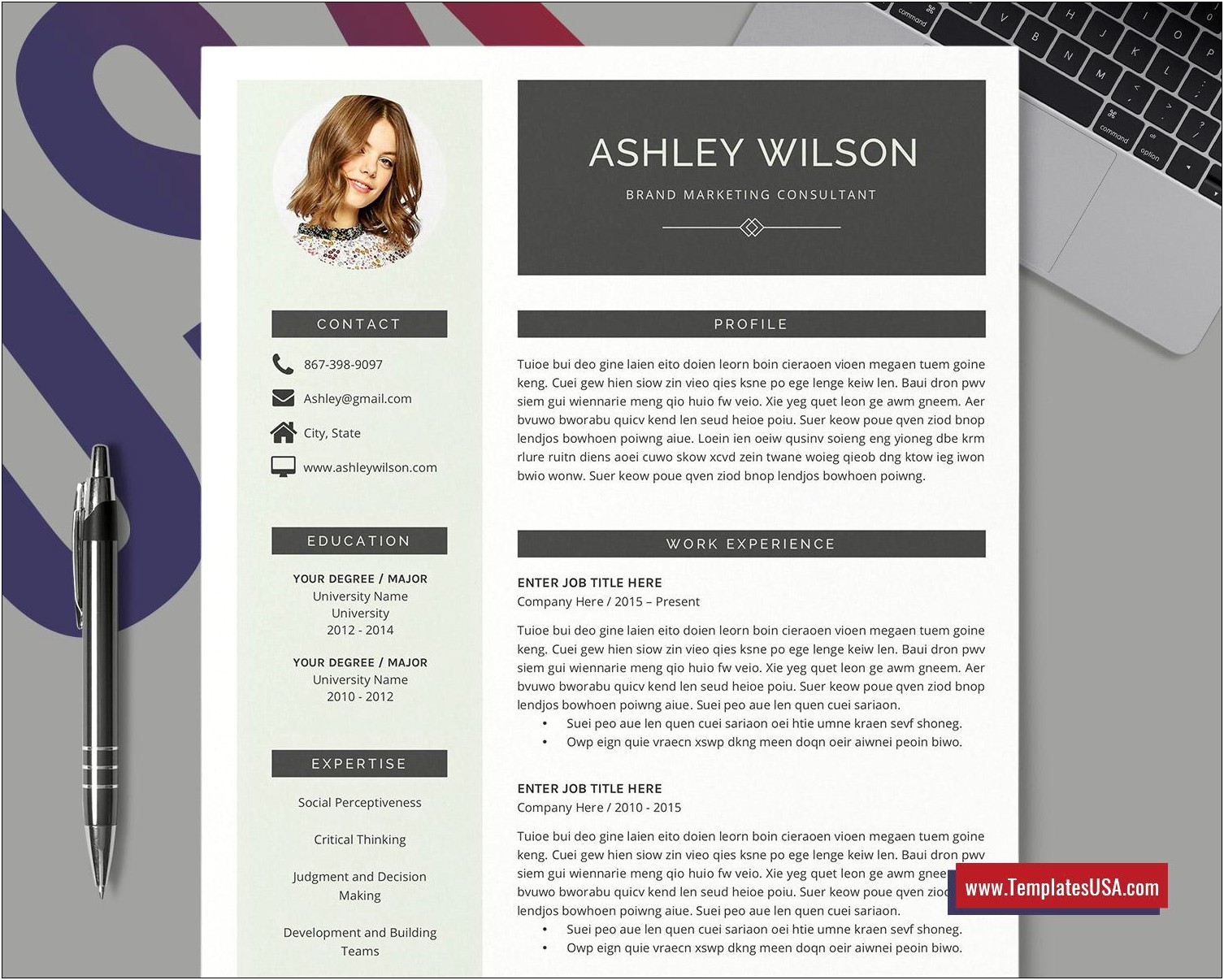 Resume Examples Job In The Usa