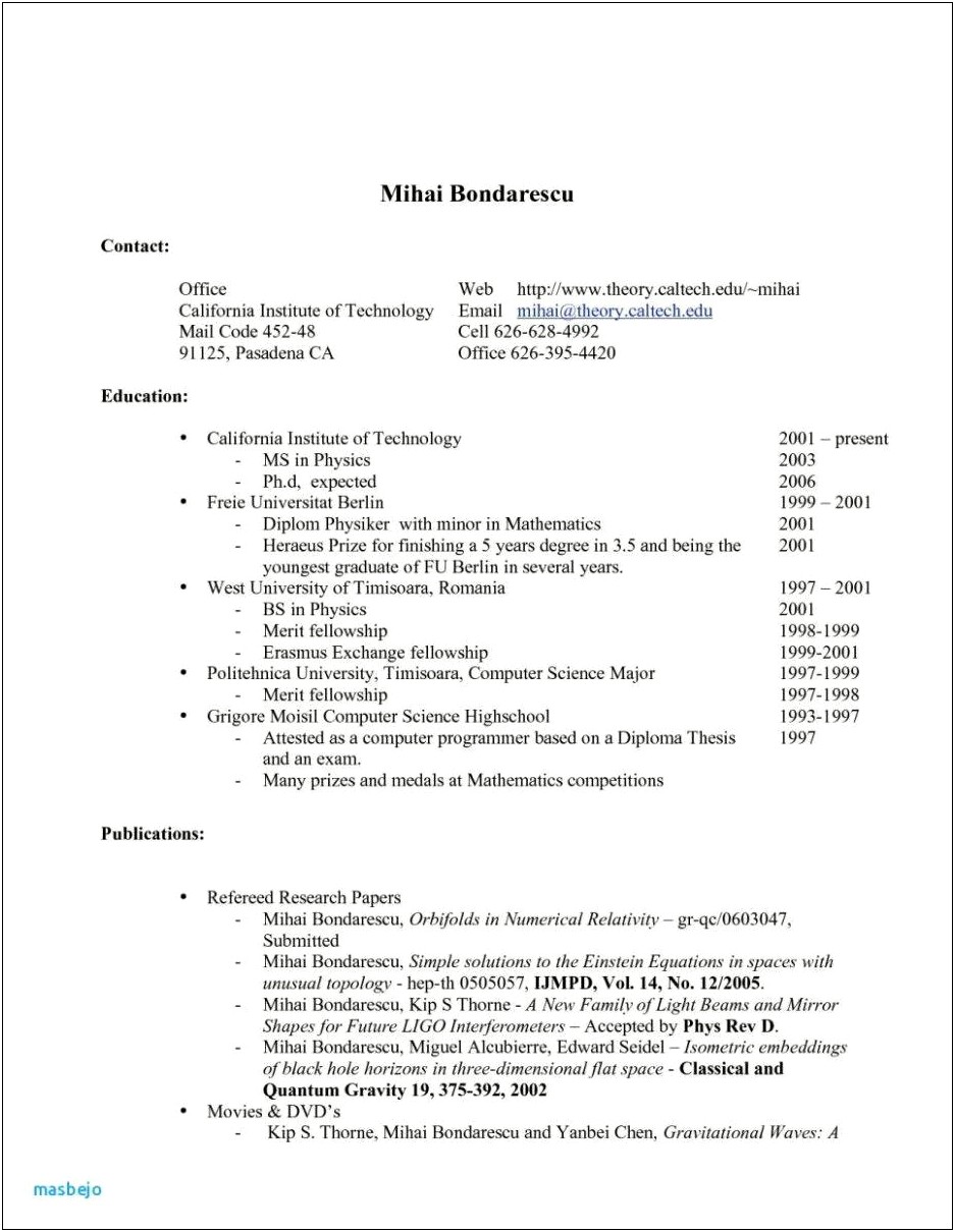 Resume Examples Of First Job