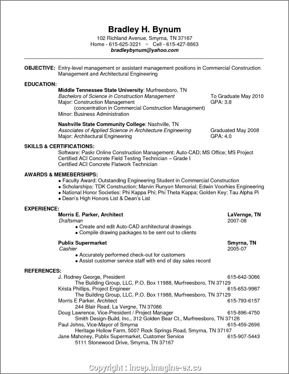 Resume Examples Retail Grocery Management