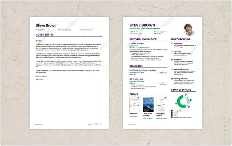 Resume Examples W Cover Letter