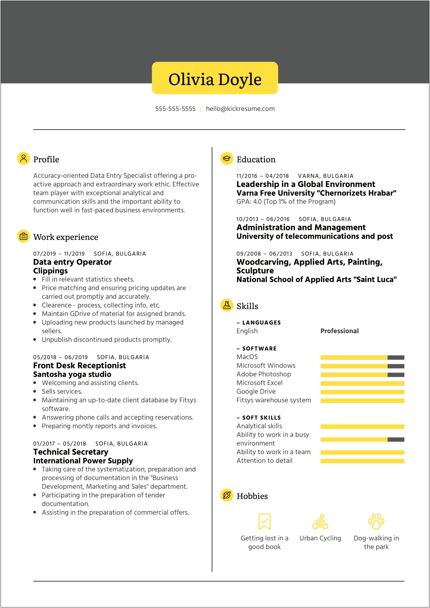 Resume Examples With Skills And Abilities