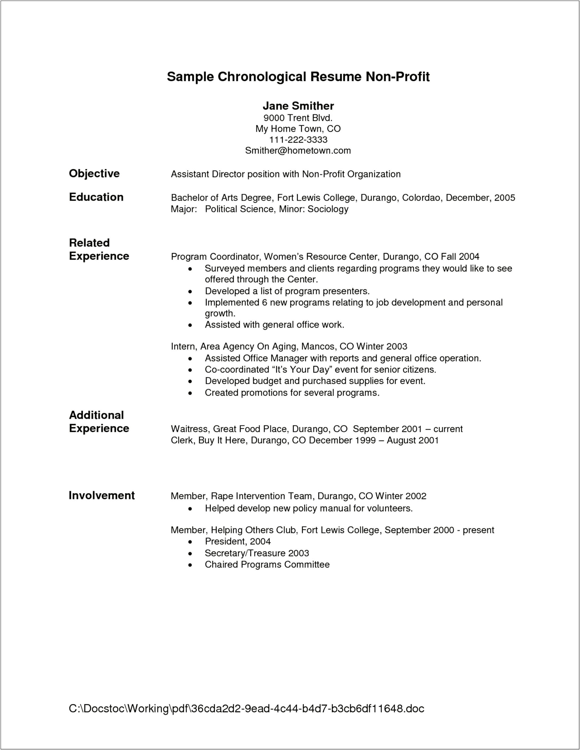 Resume For Barista With No Experience