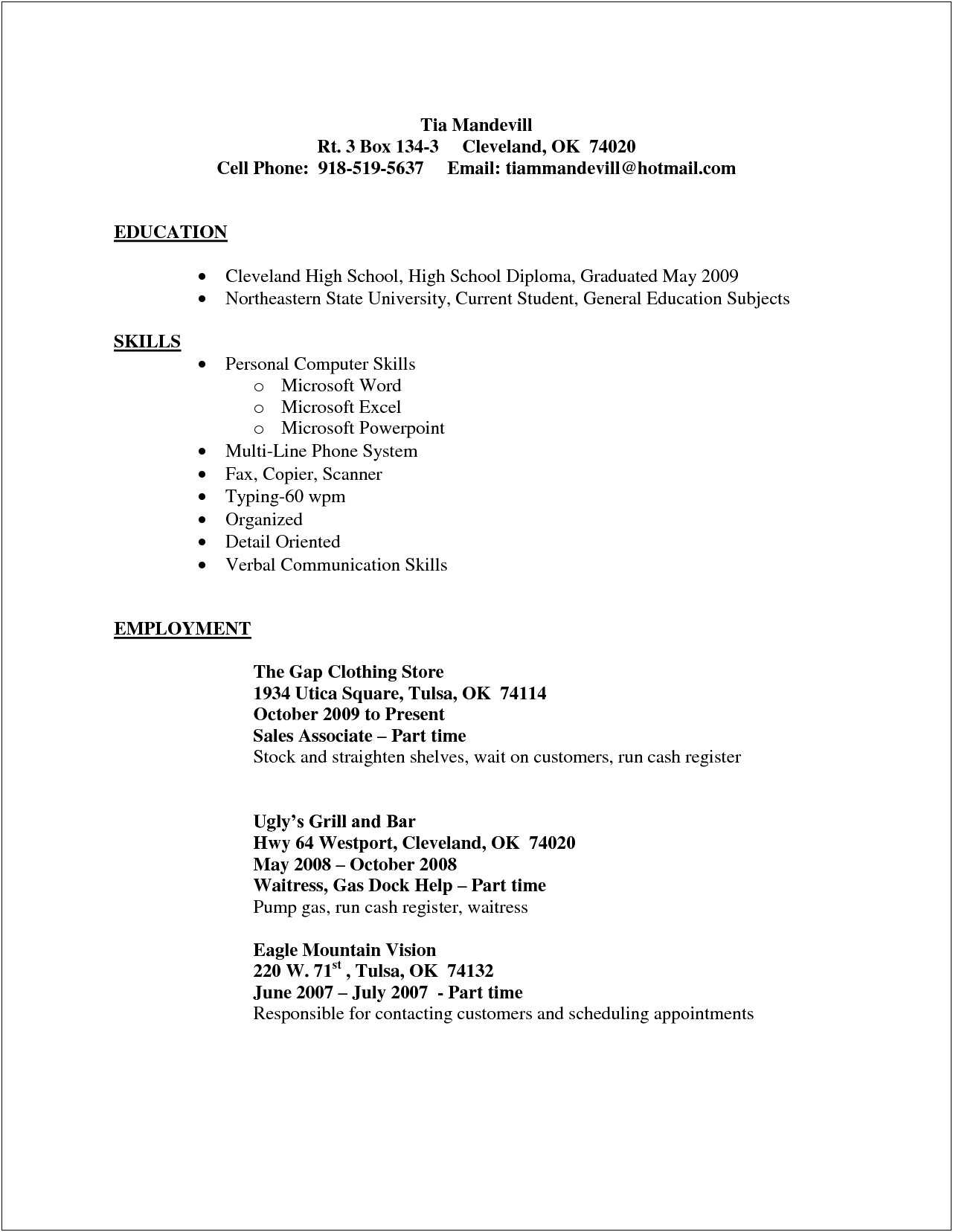 Resume For Big Box Retail Assistant Manager Samples