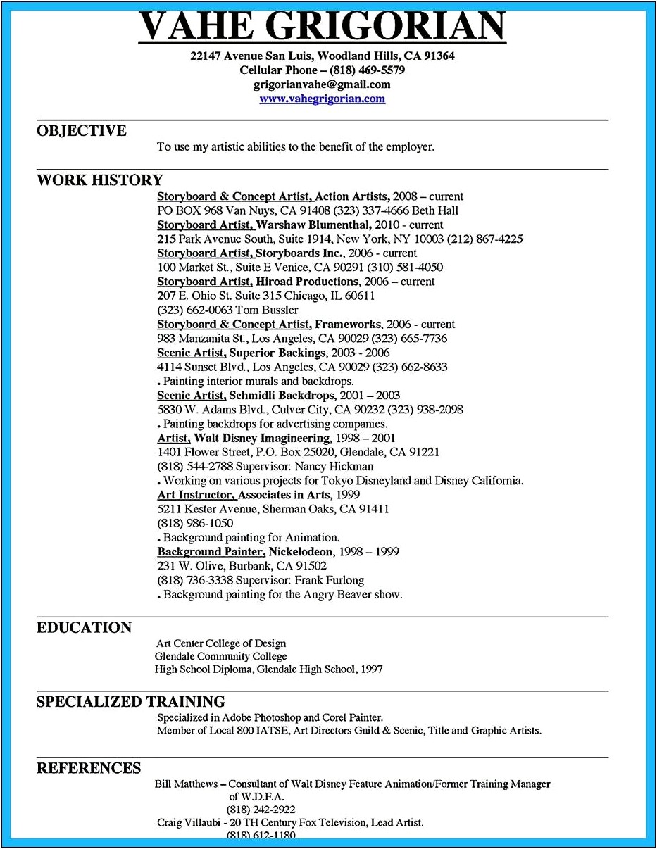 Resume For Factory Worker Objective