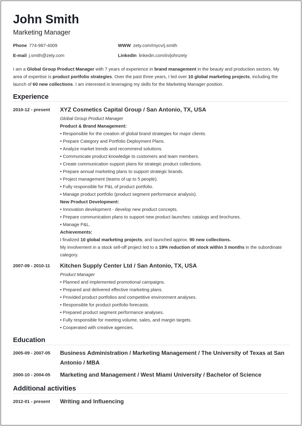Resume For Older With Lots Teaching Experience