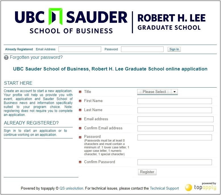 Resume For Ubc Application Sample Yocket