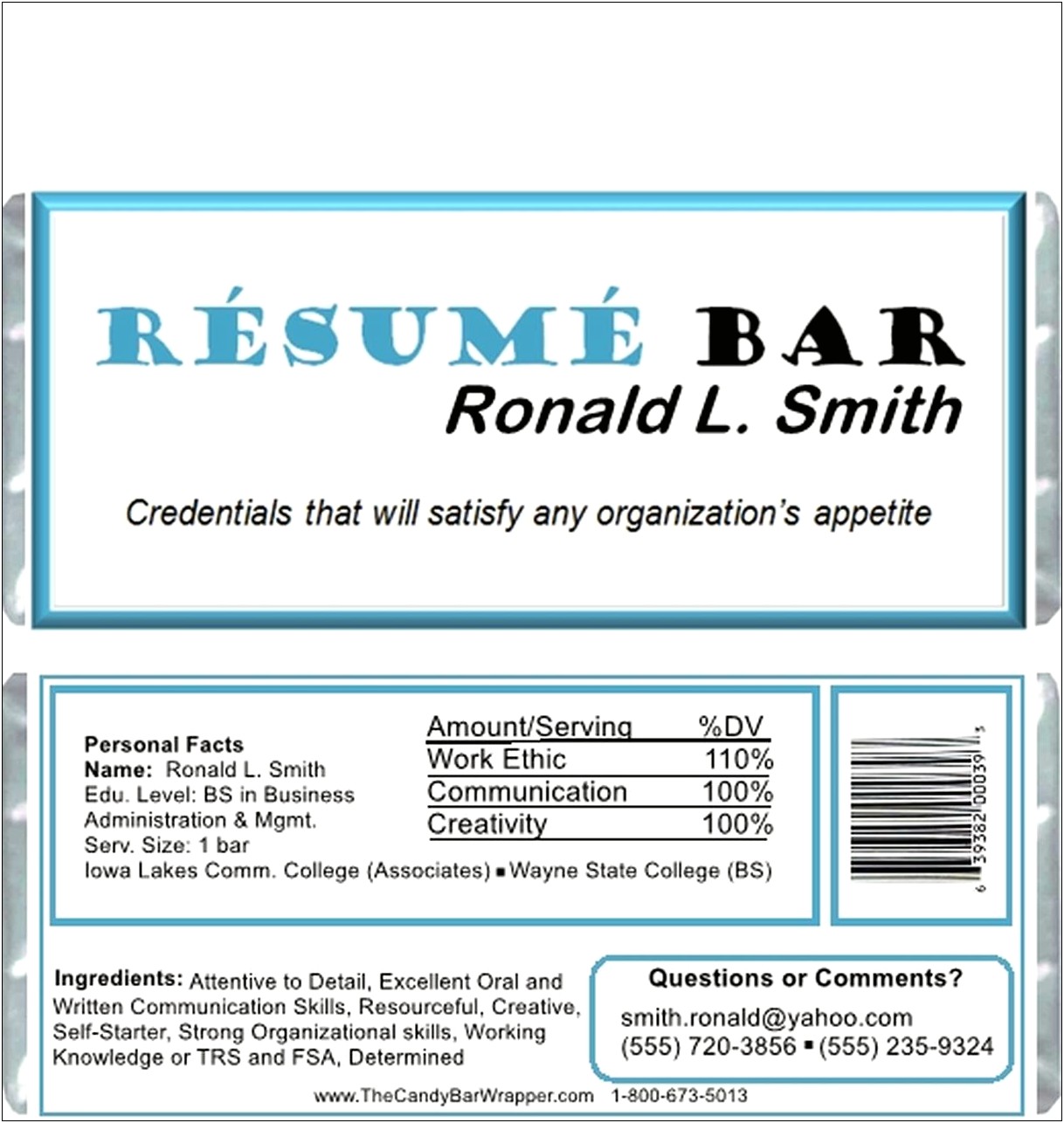 Resume For Working In A Bar