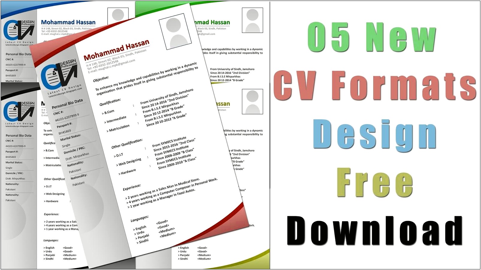Resume Format Download In Ms Word 2017