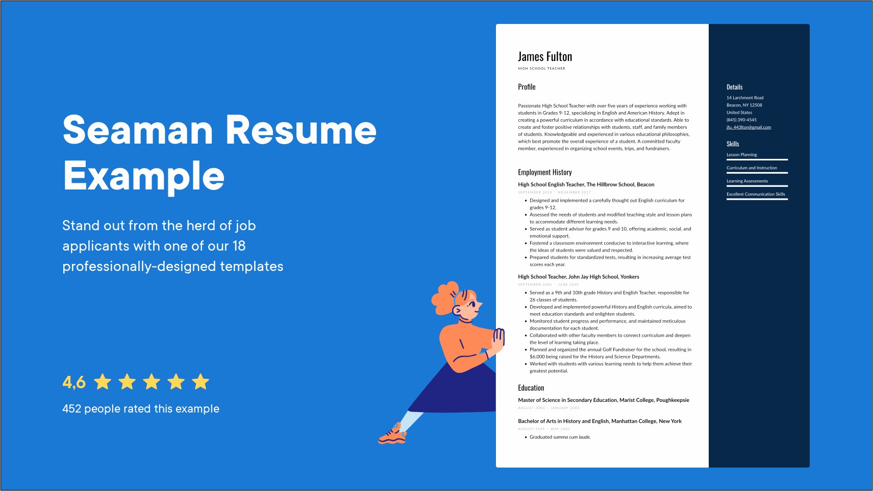 Resume Format Examples For Ojt