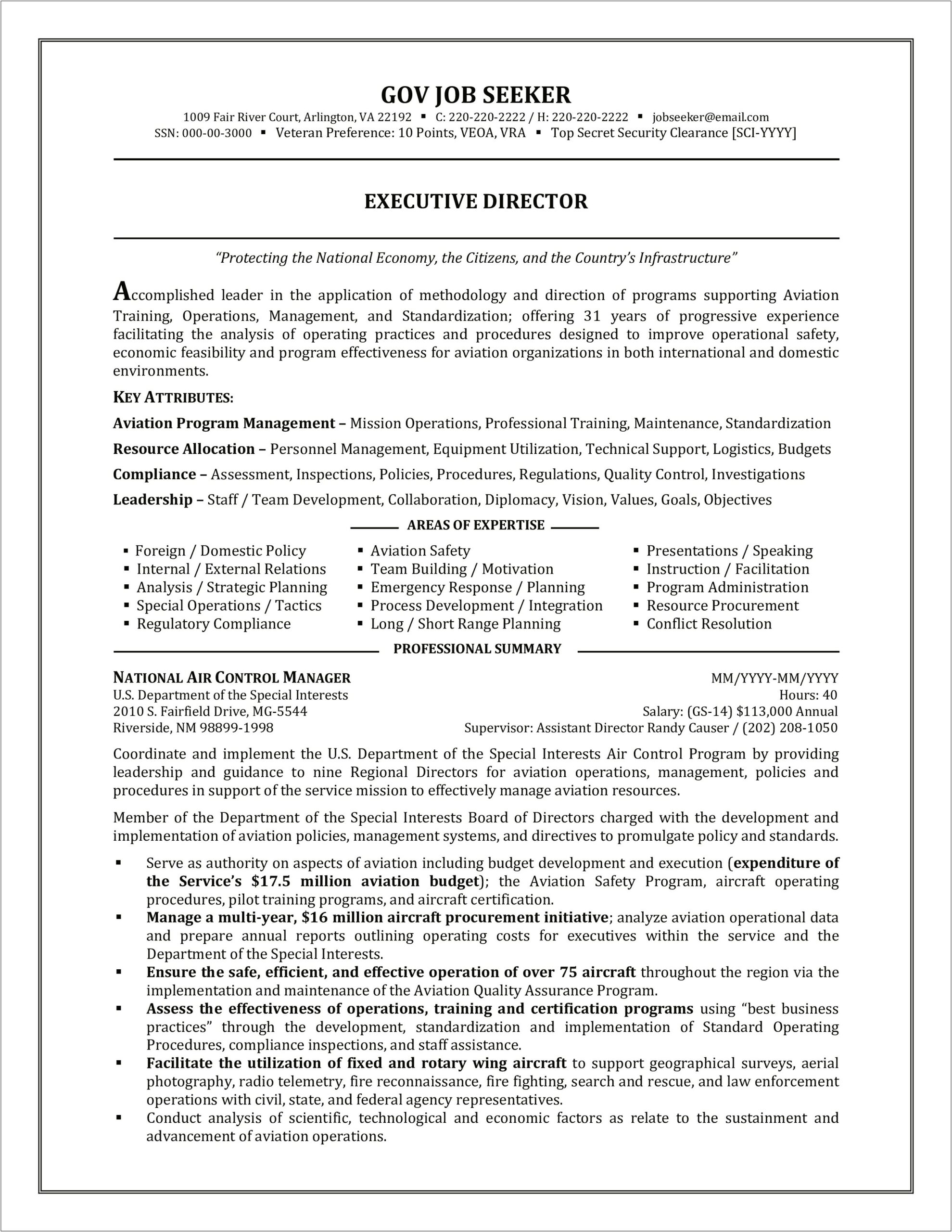 Resume Format For Government Job Philippines