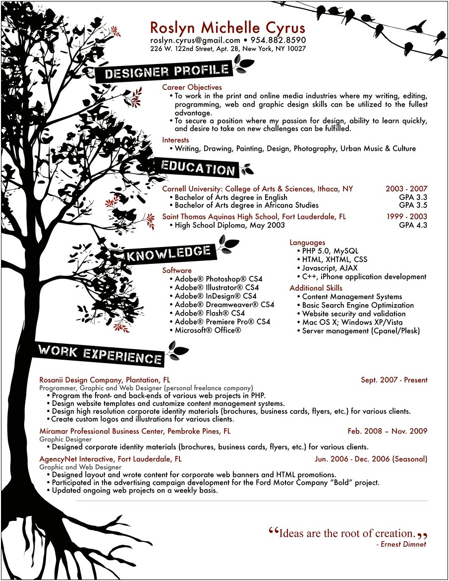 Resume Format In Microsoft Word 2003