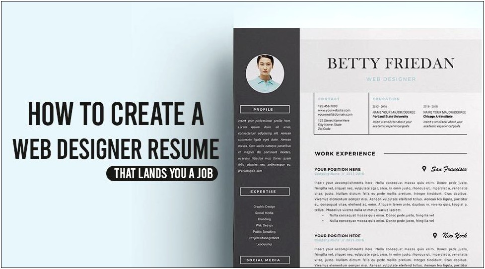 Resume Job Description Web Designer
