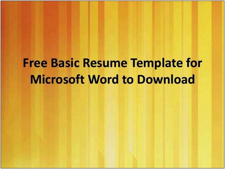 Resume Making Software Free Download