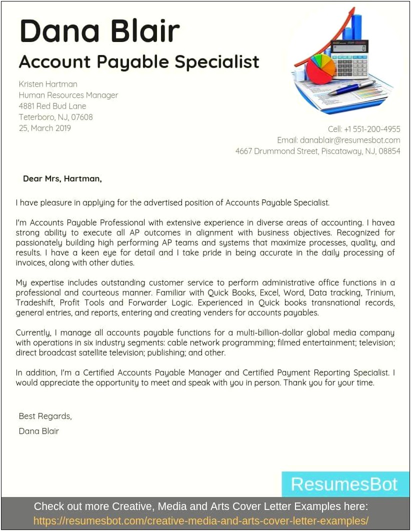 Resume Objective Accounts Payable Specialist