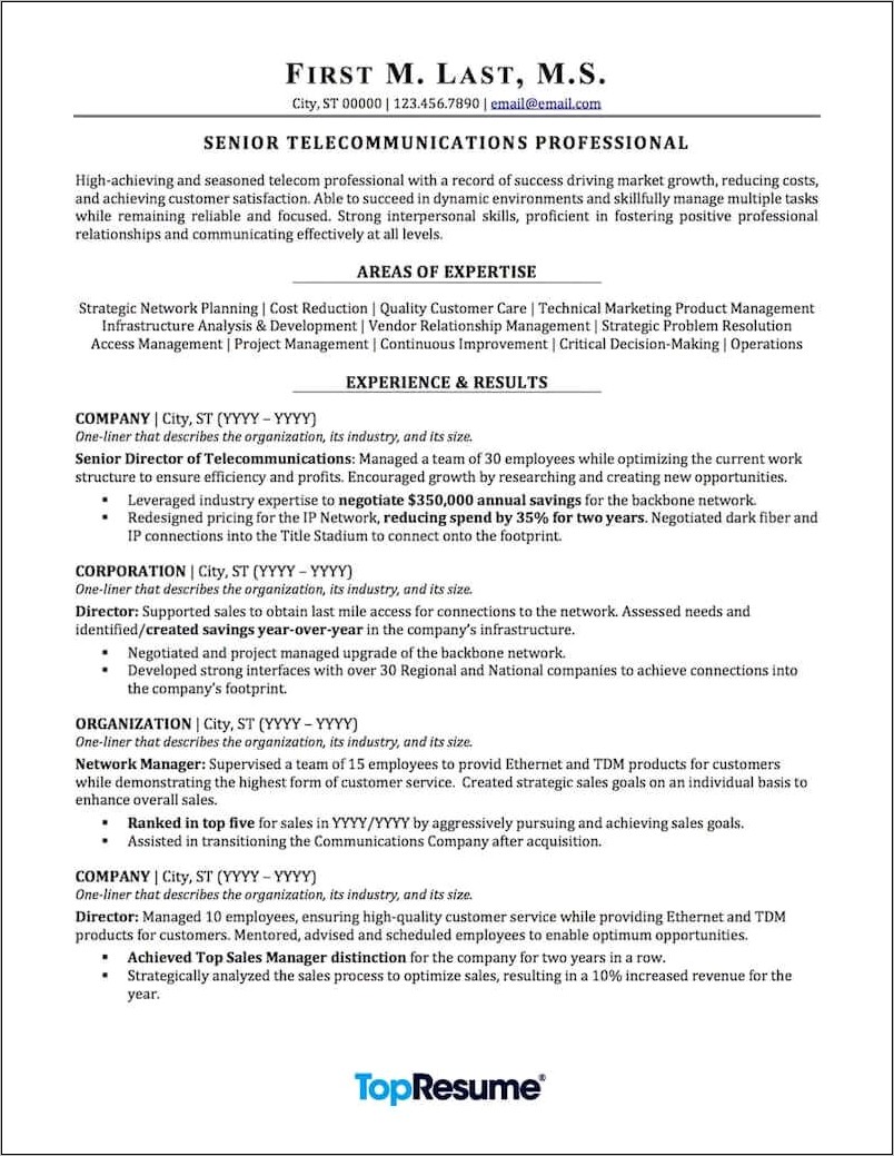 Resume Objective Examples For Aviation