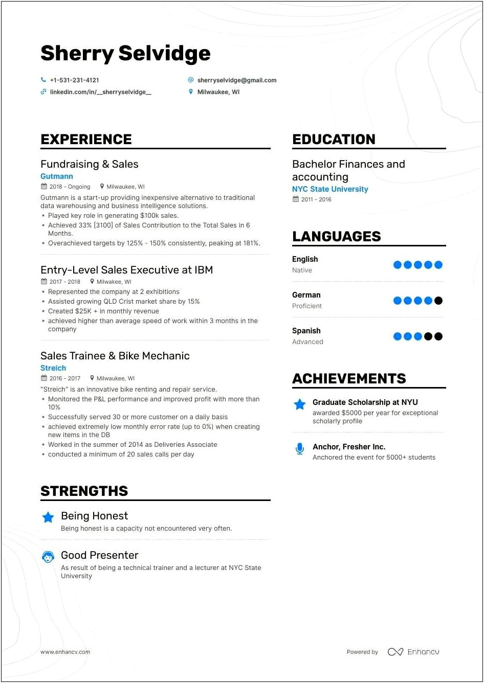 Resume Objective Examples For Entry Level Sales