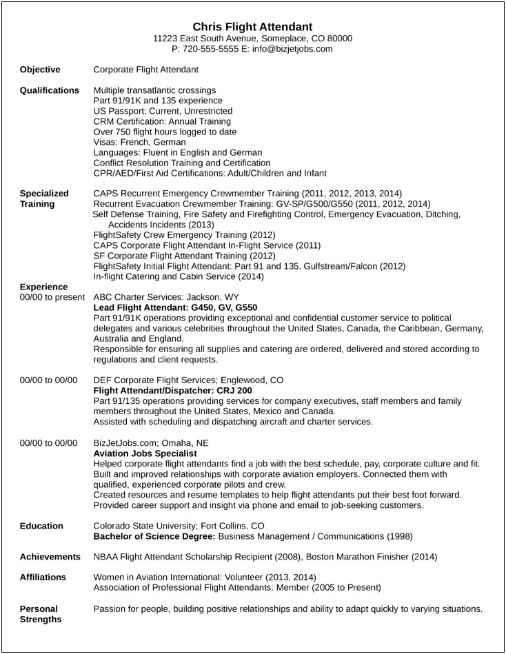 Resume Objective Examples For Family Speciallist
