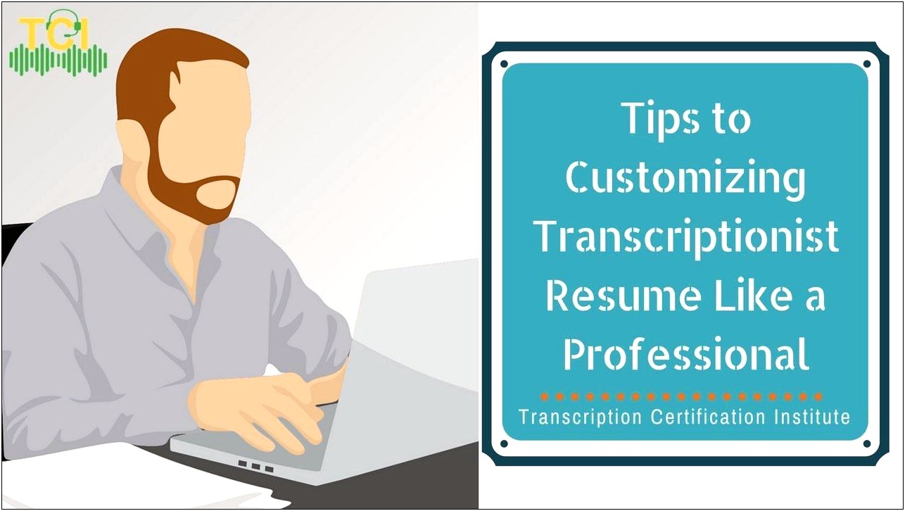 Resume Objective Examples For Medical Transcription