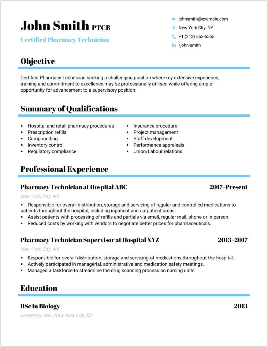 Resume Objective Examples For Seasoned Professionals