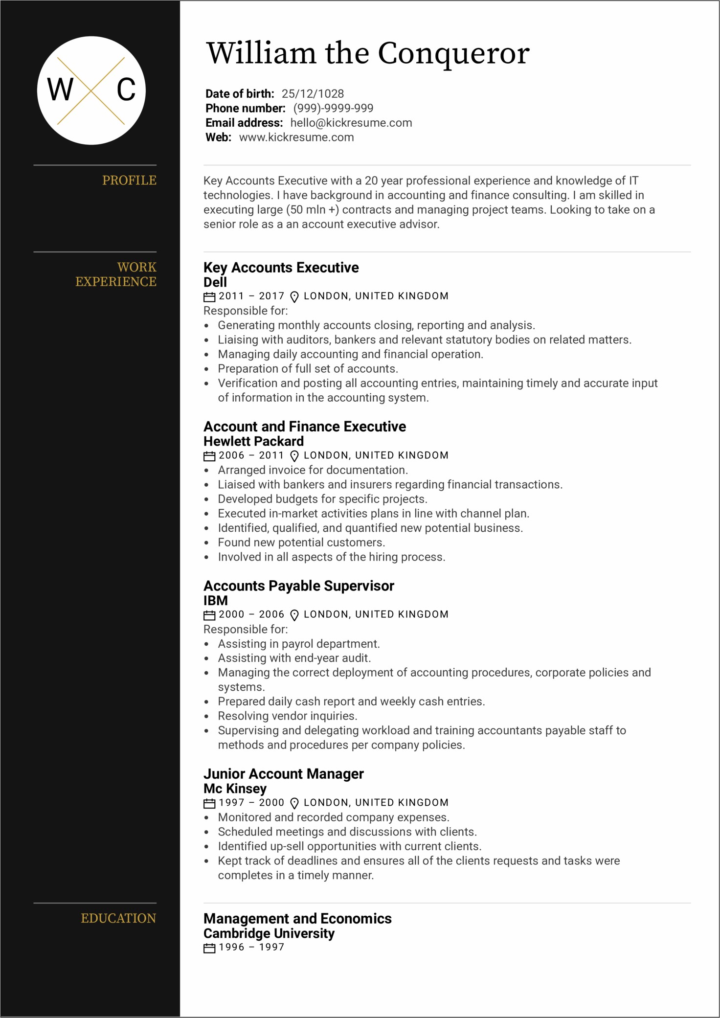 Resume Objective For Audit Manager