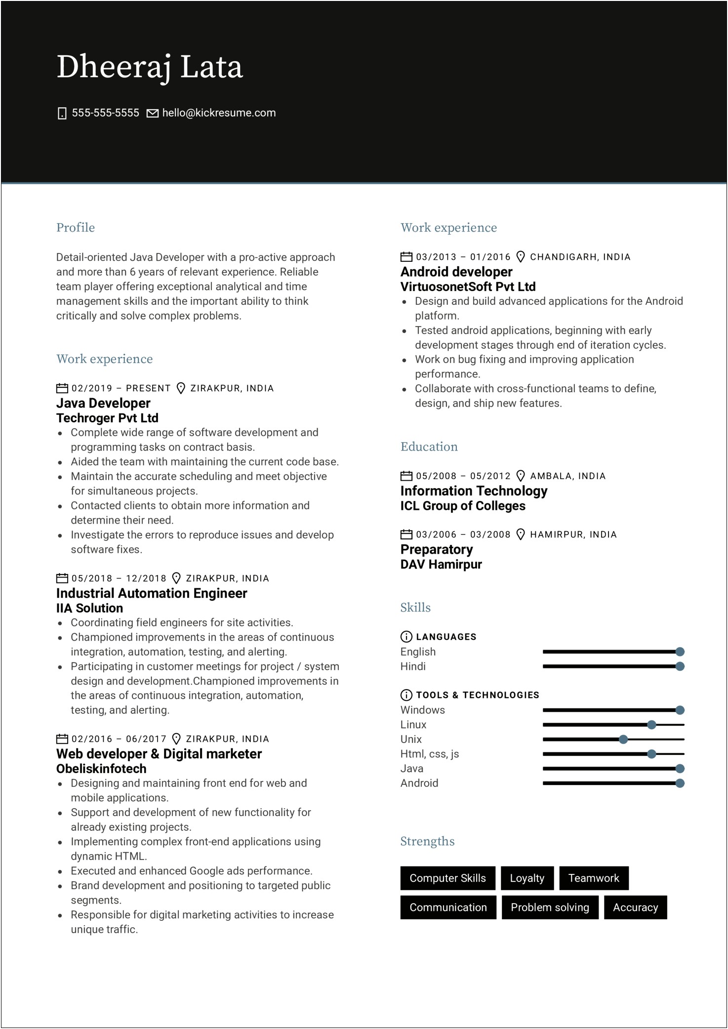 Resume Objective For Automation Tester