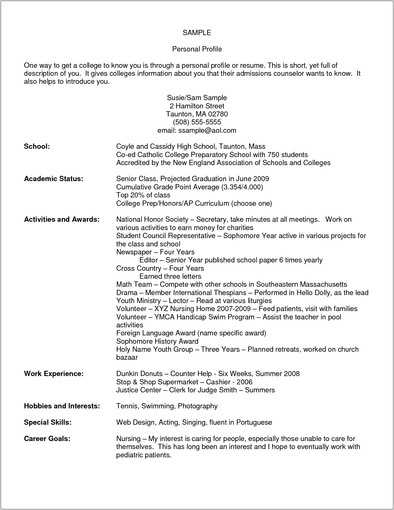 Resume Objective For Convenience Store