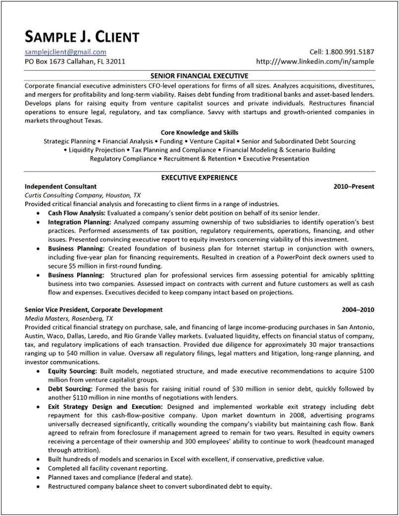 Resume Objective For Gas Company