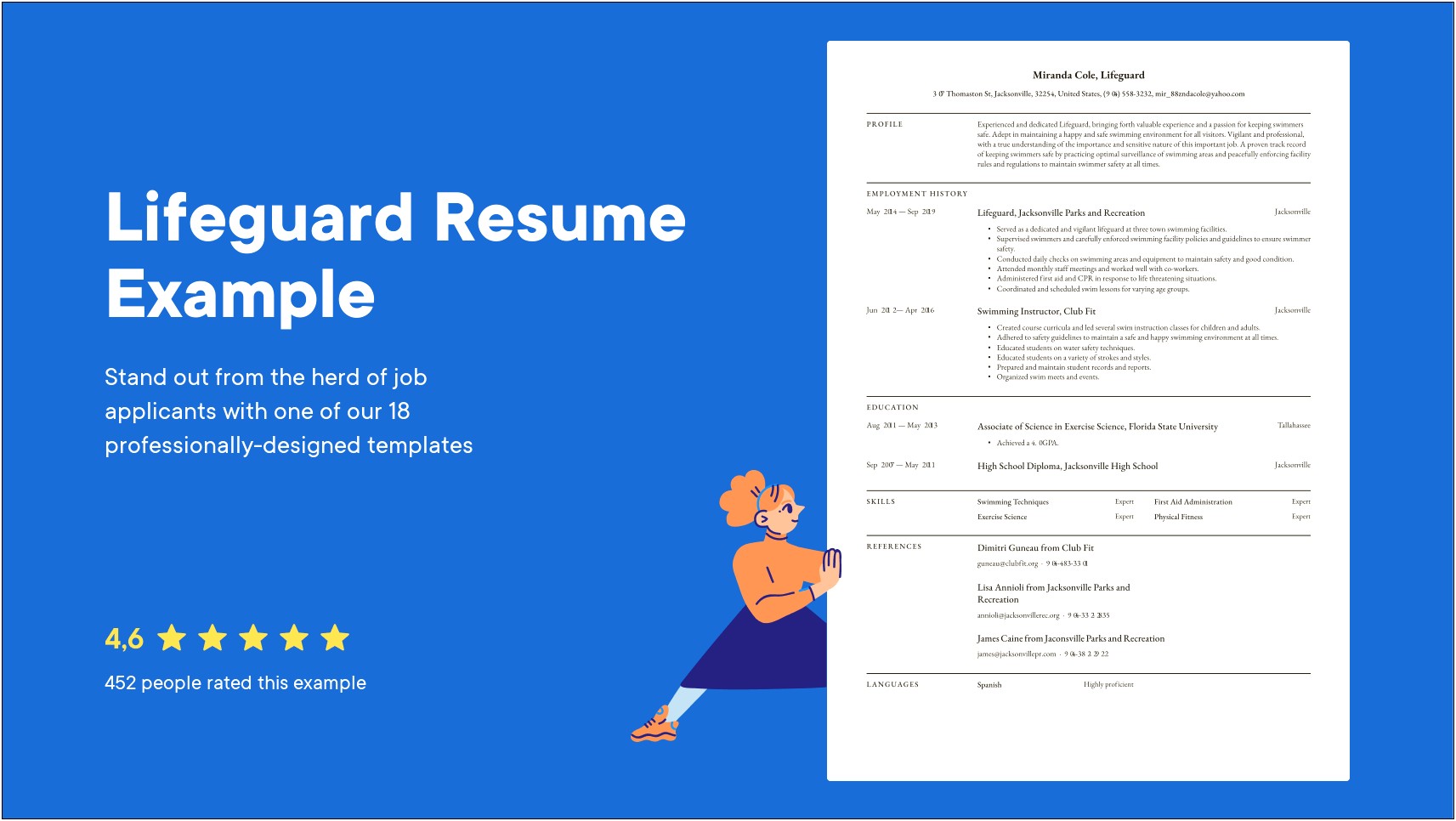 Resume Objective For Lifeguard Job
