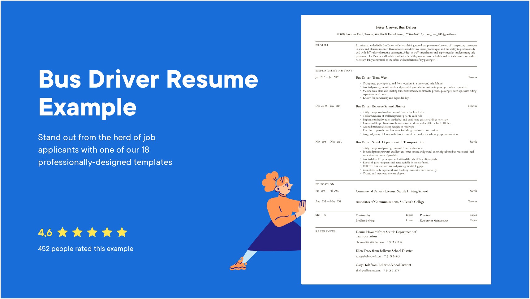 Resume Objective For School Bus Driver