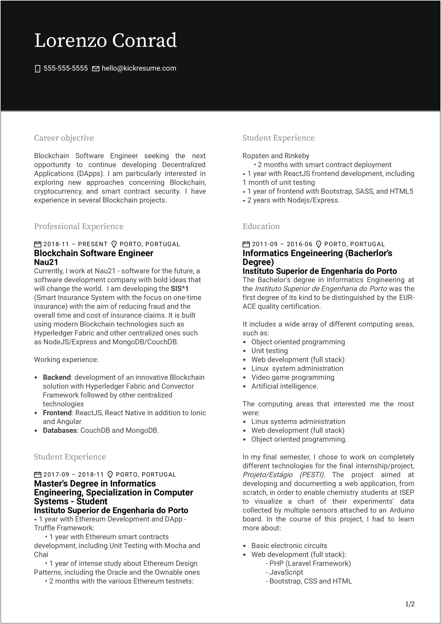 Resume Objective Statement Examples For Engineering