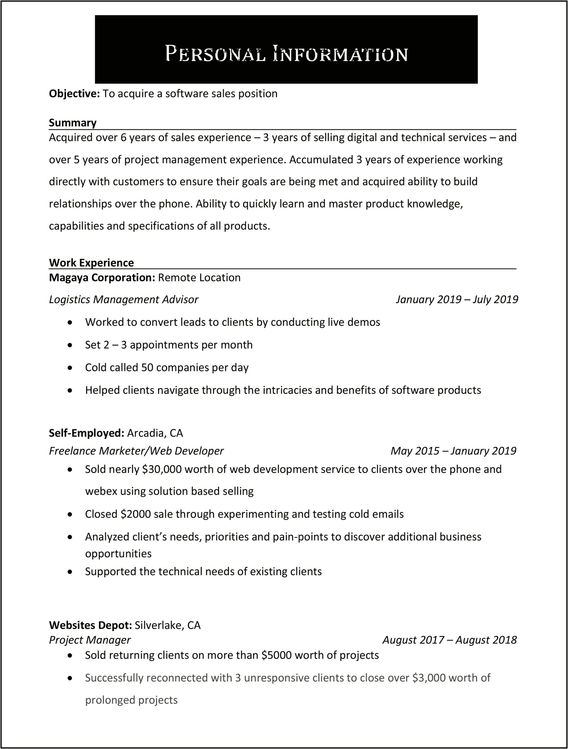 Resume Objective While Getting Laid Off